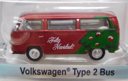 画像: 2016 GREENLIGHT HOBBY EXCLUSIVE HOLIDAY COLLECTION 【VOLKSWAGEN TYPE 2 BUS】 RED/RR