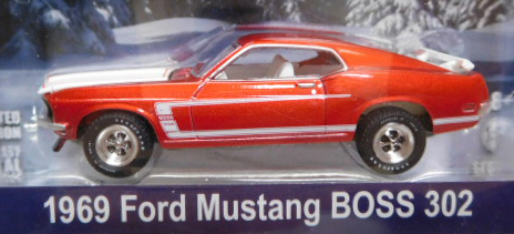 画像: 2016 GREENLIGHT HOBBY EXCLUSIVE HOLIDAY ORNAMENTS 【1969 FORD MUSTANG BOSS 302】 MET.RED/RR