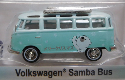 画像: 2016 GREENLIGHT HOBBY EXCLUSIVE HOLIDAY COLLECTION 【VOLKSWAGEN SAMBA BUS】 MINT/RR　（メリークリスマスTAMPO)