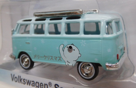 画像: 2016 GREENLIGHT HOBBY EXCLUSIVE HOLIDAY COLLECTION 【VOLKSWAGEN SAMBA BUS】 MINT/RR　（メリークリスマスTAMPO)