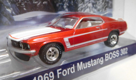 画像: 2016 GREENLIGHT HOBBY EXCLUSIVE HOLIDAY ORNAMENTS 【1969 FORD MUSTANG BOSS 302】 MET.RED/RR