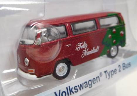 画像: 2016 GREENLIGHT HOBBY EXCLUSIVE HOLIDAY COLLECTION 【VOLKSWAGEN TYPE 2 BUS】 RED/RR