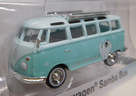 画像: 2016 GREENLIGHT HOBBY EXCLUSIVE HOLIDAY COLLECTION 【VOLKSWAGEN SAMBA BUS】 MINT/RR　（メリークリスマスTAMPO)