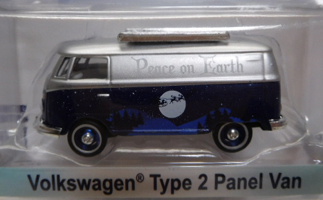 画像: 2016 GREENLIGHT HOBBY EXCLUSIVE HOLIDAY COLLECTION 【VOLKSWAGEN TYPE 2 PANEL VAN】 SILVER-BLUE/RR