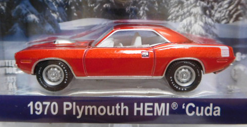 画像: 2016 GREENLIGHT HOBBY EXCLUSIVE HOLIDAY ORNAMENTS 【1970 PLYMOUTH HEMI 'CUDA】 MET.RED/RR