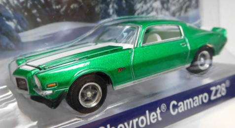 画像: 2016 GREENLIGHT HOBBY EXCLUSIVE HOLIDAY ORNAMENTS 【1970 CHEVROLET CAMARO Z28】 MET.GREEN/RR