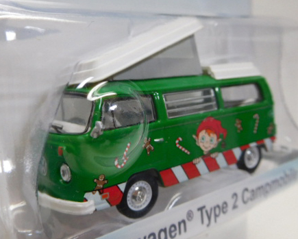 画像: 2016 GREENLIGHT HOBBY EXCLUSIVE HOLIDAY COLLECTION 【VOLKSWAGEN TYPE 2 CAMPMOBILE】 GREEN/RR