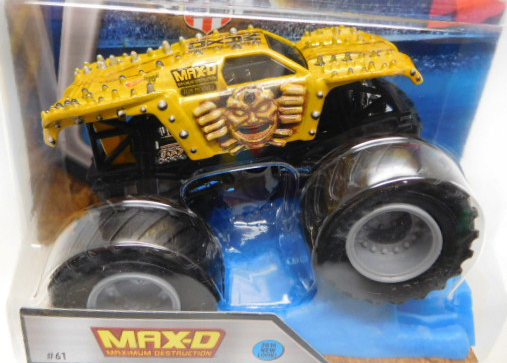 画像: 2016 MONSTER JAM includes STUNT RAMP! 【MAX-D (BROWN TAMPO)】 YELLOW (2016 NEW LOOK!)