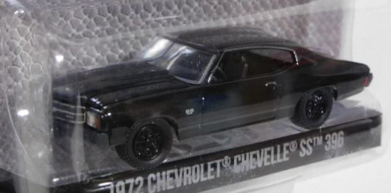 画像: 2017 GREENLIGHT BLACK BANDIT SERIES16 【1972 CHEVROLET CHEVELLE SS 396】 BLACK/RR