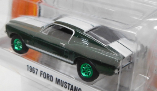 画像: 2017 GREENLIGHT GL MUSCLE S17 【1967 FORD MUSTANG】 DK.GREEN/RR (GREEN MACHINE)