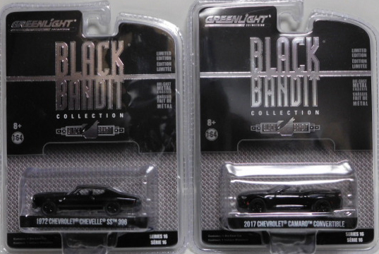 画像: 2017 GREENLIGHT BLACK BANDIT SERIES16 【6種セット】 BLACK/RR