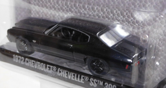 画像: 2017 GREENLIGHT BLACK BANDIT SERIES16 【1972 CHEVROLET CHEVELLE SS 396】 BLACK/RR