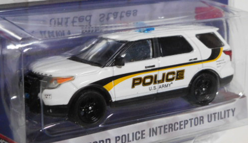 画像: 2017 GREENLIGHT HOT PURSUIT S21 【2015 FORD POLICE INTERCEPTOR UTILITY】 WHITE/RR (U.S. ARMY MILITARY POLICE) 