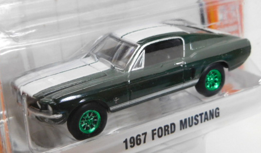 画像: 2017 GREENLIGHT GL MUSCLE S17 【1967 FORD MUSTANG】 DK.GREEN/RR (GREEN MACHINE)