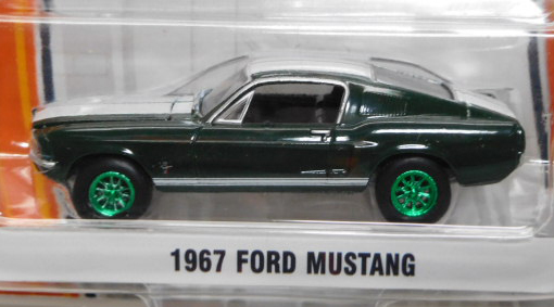 画像: 2017 GREENLIGHT GL MUSCLE S17 【1967 FORD MUSTANG】 DK.GREEN/RR (GREEN MACHINE)