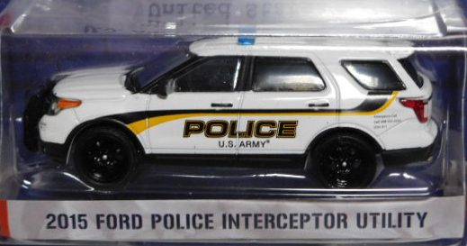 画像: 2017 GREENLIGHT HOT PURSUIT S21 【2015 FORD POLICE INTERCEPTOR UTILITY】 WHITE/RR (U.S. ARMY MILITARY POLICE) 