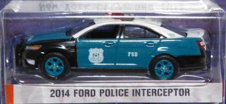 画像: 2017 GREENLIGHT HOT PURSUIT S21 【2014 FORD POLICE INTERCEPTOR】 GREEN-BLACK-WHITE/RR (NEW YORK CITY POLICE DEPARTMENT) 