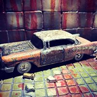 画像: PRE-ORDER - HELLS DEPT 2017  【'57 CHEVY BEL AIR (カスタム完成品）】 RED/RR (限定1台）（送料サービス適用外）(近日入荷予定）