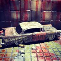 画像: PRE-ORDER - HELLS DEPT 2017  【'57 CHEVY BEL AIR (カスタム完成品）】 RED/RR (限定1台）（送料サービス適用外）(近日入荷予定）