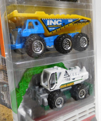 画像: 2016 MATCHBOX 5PACK  【CONSTRUCTION/FIRM】Skidster/Dirtstroyer/Dump Truck/Ground Grabber/Farm Trailer