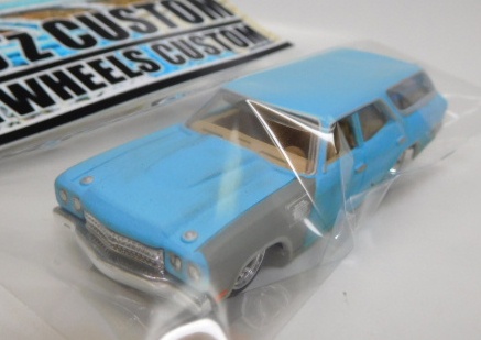 画像: DAD'z CUSTOM 【1970 CHEVELLE SS WAGON with SURFBOARD (カスタム完成品）】 LT.BLUE/RR （送料サービス適用外） 