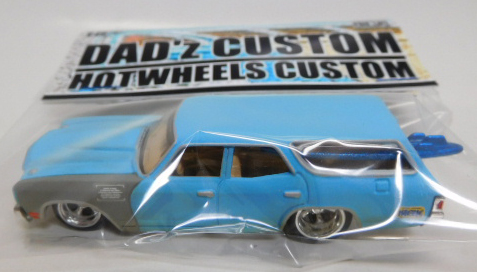 画像: DAD'z CUSTOM 【1970 CHEVELLE SS WAGON with SURFBOARD (カスタム完成品）】 LT.BLUE/RR （送料サービス適用外） 