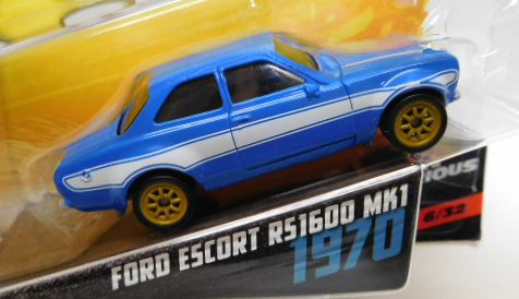 画像: 1/55 MATTEL "FAST & FURIOUS" 【1970 FORD ESCORT RS1600 MK1】 BLUE