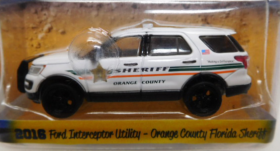 画像: 2017 GREENLIGHT COUNTRY ROADS S15 【2016 FORD INTERCEPTOR UTILITY - ORANGE COUNTY FLORIDA SHERIFF】 WHITE/RR 