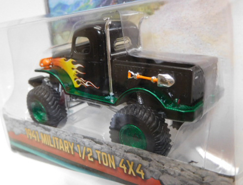 画像: 2017 GREENLIGHT ALL-TERRAIN SERIES4 【1941 MILITARY 1/2 TON 4X4】  BLACK/RR (GREEN MACHINE)