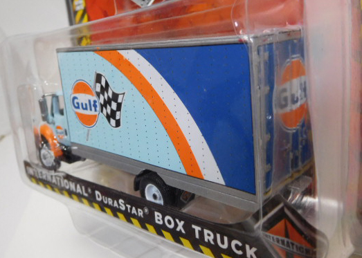 画像: 2017 GREENLIGHT HEAVY DUTY TRUCKS S7 【INTERNATIONAL DURASTAR BOX TRUCK】 LT.BLUE/RR (GULF)