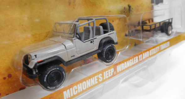 画像: 2017 GREENLIGHT - HITCH & TOW S8 【MICHONNE'S JEEP WRANGLER YJ AND UTILITY TRAILER】 LT.GRAY/RR (THE WALKING DEAD)