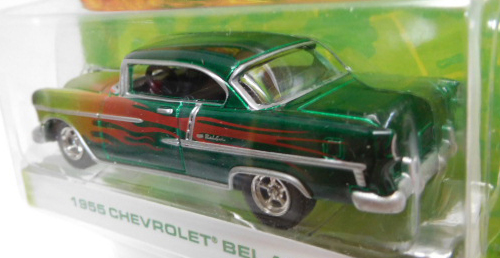 画像: 2017 GREENLIGHT MOTOR WORLD R17 【1955 CHEVROLET BEL AIR】 WHITE/RR (GREEN MACHINE)