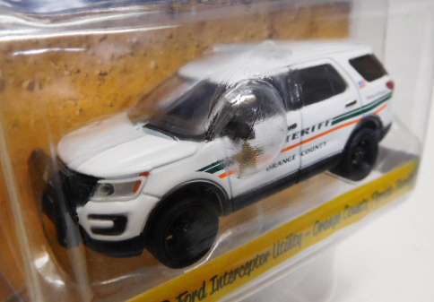 画像: 2017 GREENLIGHT COUNTRY ROADS S15 【2016 FORD INTERCEPTOR UTILITY - ORANGE COUNTY FLORIDA SHERIFF】 WHITE/RR 