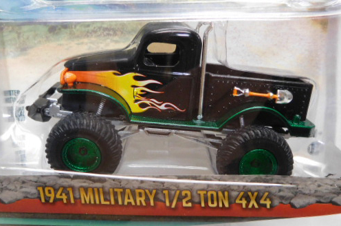 画像: 2017 GREENLIGHT ALL-TERRAIN SERIES4 【1941 MILITARY 1/2 TON 4X4】  BLACK/RR (GREEN MACHINE)