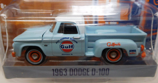 画像: 2017 GREENLIGHT RUNNING ON EMPTY 【1963 DODGE D-100】 LT.BLUE/RR (GULF)