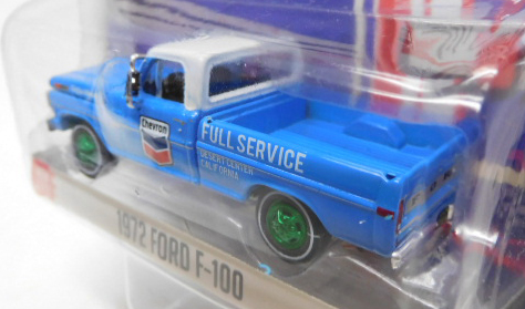 画像: 2017 GREENLIGHT RUNNING ON EMPTY 【1972 FORD F-100】 BLUE-WHITE/RR (CHEVRON)(GREEN MACHINE)