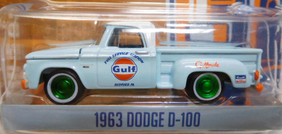 画像: 2017 GREENLIGHT RUNNING ON EMPTY 【1963 DODGE D-100】 LT.BLUE/RR (GULF)(GREEN MACHINE)