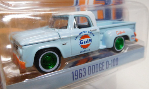 画像: 2017 GREENLIGHT RUNNING ON EMPTY 【1963 DODGE D-100】 LT.BLUE/RR (GULF)(GREEN MACHINE)