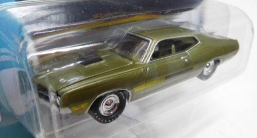 画像: 2017 JOHNNY LIGHTNING - MUSCLE CARS USA R1 【1970 FORD TORINO GT】 MET.OLIVE/RR (1672個限定）　