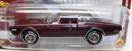 画像: 2017 JOHNNY LIGHTNING - CLASSIC GOLD COLLECTION R1 【1968 MERCURY COUGAR XR7-G】 MAROON/RR (1504個限定)