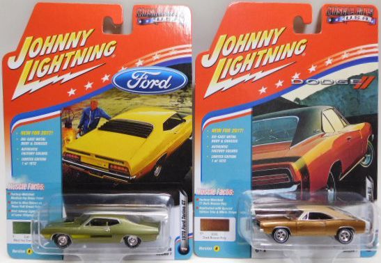 画像: 2017 JOHNNY LIGHTNING - MUSCLE CARS USA R1 【6種セット(A)】 (1672個限定）　