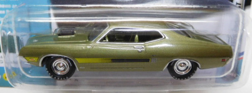 画像: 2017 JOHNNY LIGHTNING - MUSCLE CARS USA R1 【1970 FORD TORINO GT】 MET.OLIVE/RR (1672個限定）　