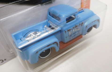 画像: 【CUSTOM '56 FORD TRUCK】　LT.BLUE/NEW WHEELS (サビTAMPO)(KMART EXCLUSIVE)