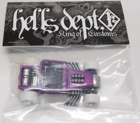 画像: HELLS DEPT 2017 "J.D.C.13" 【SCARY SHAKER (カスタム完成品）】 PURPLE/WHITE RR (限定1台）（送料サービス適用外）