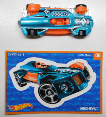 画像: 2017 WALMART EXCLUSIVE MYSTERY 【MED-EVIL】 LT.BLUE-ORANGE/O5 (予約不可）