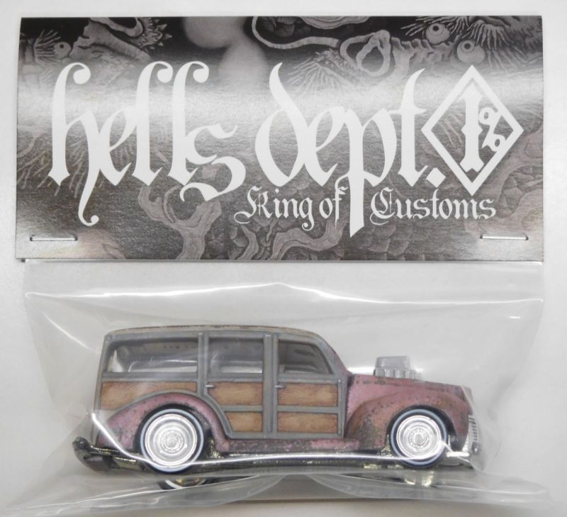 画像: HELLS DEPT 2017  【'40's FORD WOODY (カスタム完成品）】 LT.PINK/RR (限定1台）（送料サービス適用外）