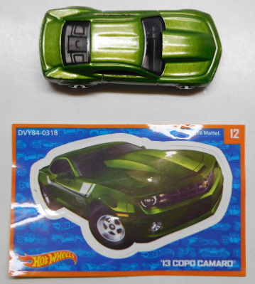 画像: 2017 WALMART EXCLUSIVE MYSTERY 【'13 COPO CAMARO】 DK.GREEN/5SP (予約不可）