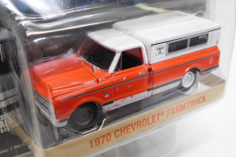 画像: 2016 GREENLIGHT LIMITED EDITION "FARMTRUCK" 【1970 CHEVROLET FARMTRUCK】 RED-WHITE/RR (VERY RARE)