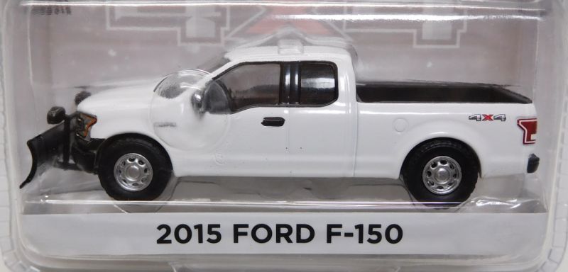 画像: 2017 GREENLIGHT HOBBY EXCLUSIVE 【2015 FORD F-150 (with SNOWPLOW)】 WHITE/RR