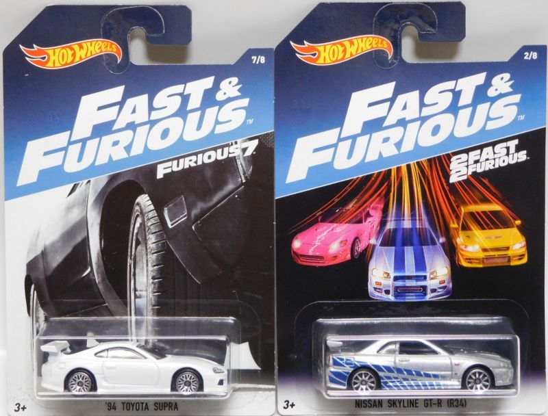 画像: 2017 WALMART EXCLUSIVE HW FAST & FURIOUS （ワイルドスピード）【8種セット】NISSAN SKYLINE GT-R(R34)/'94 TOYOTA SUPRA/SUBARU WRX STI/HONDA S2000/PORSCHE 911 GT3 RS/'70 PLYMOUTH ROAD RUNNER/'70 FORD ESCORT RS1600/CORVETTE GRAND SPORT ROADSTER